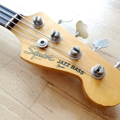 1982 Squier JV '62 Jazz Bass Sunburst Japan MIJ Fender USA Custom Shop Pickups image 4