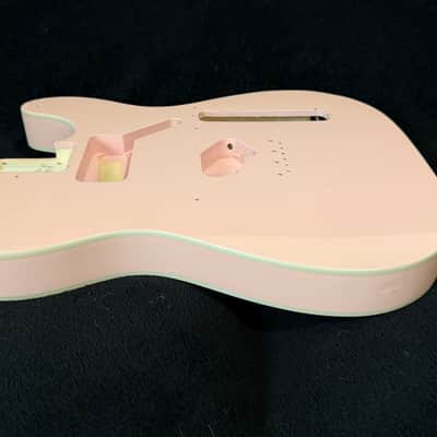 Brio Telecaster Body - Shell Pink Double Bound Bild 5