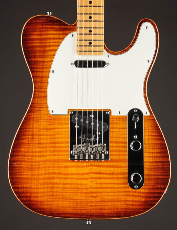 2012 Fender Select Telecaster Violin Burst image 1