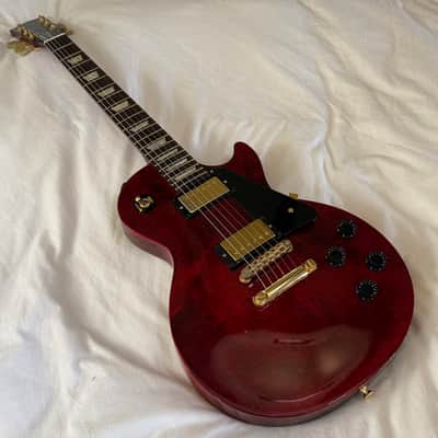 2009 Gibson Les Paul Studio with Gold Hardware - Wine Red Gloss - Free Pro Setup image 14