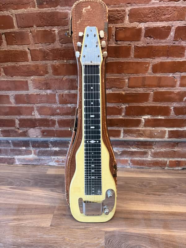 Fender 1956 Champion Lap Steel with original chipboard case image 1