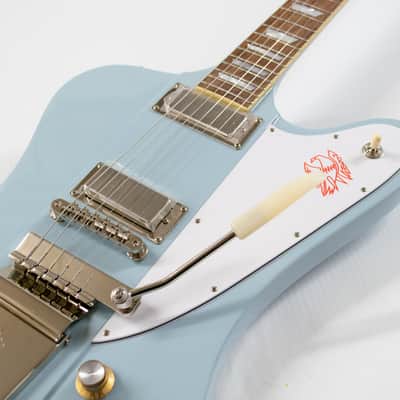 Epiphone 1963 Firebird V Electric Guitar - Frost Blue image 3