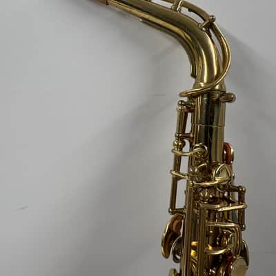 C.G. Conn 1970s Alto Saxaphone -- Brass Engraved Rose Design image 4
