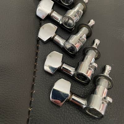 Schaller 6 In Line 1970's Tuners Made In West Germany image 10