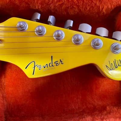 1995 Fender Jeff Beck Graffiti Yellow  Prototype One Of A Kind Stratocaster image 1