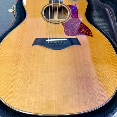 Taylor 714ce-L1 Red Cedar Top, Walnut Back & Sides, 2003 with Hardshell Case - Pre Owned image 2