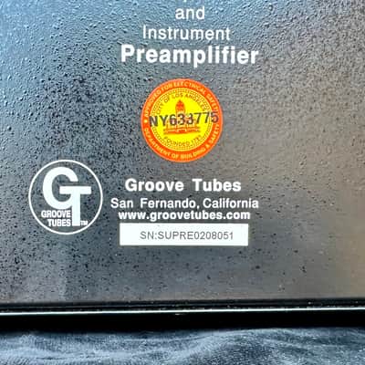 Groove Tubes SuPRE Stereo Unit Vacuum Tube Microphone and Instrument Preamplifier 2008 - 2010 - Black image 5