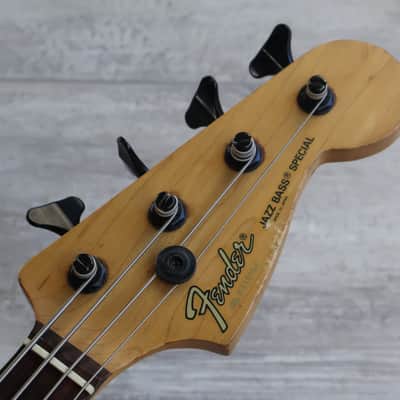 1988 Fender Japan "Jazz Bass Special" Duff McKagen Bass (Black) image 2