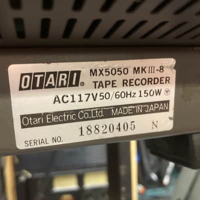 Otari MX5050MKIII-8 • Fully Serviced! • 8 Multi Track 1/2" Pro Reel Tape Recorder • CB110 • Stand image 9