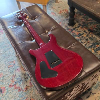 1986 PRS Custom 24 - Birds, Flame Top, Cherry Burst - w/ Case image 13