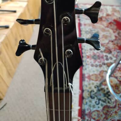 Mint 90's Ibanez SR405 5 String Bass Natural Gig Bag Free Shipping! image 4