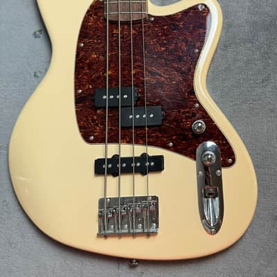 Ibanez TMB100 Talman Bass Ivory Short Scale Active PJ Bass Guitar Clean image 1