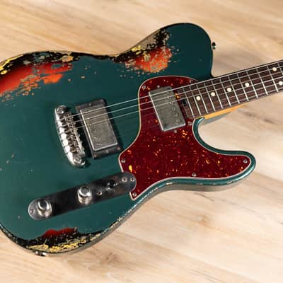 Shabat Lion Special Alder Body w/ Wraptail & Imperials–British Racing Green/3TSB image 9