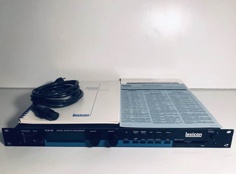 Lexicon PCM 80 Digital Effects Processor 1990s - Black image 1