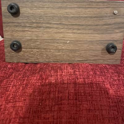 Vintage Solid State Spring Reverb 1970 - Wooden Brown and Silver (MIJ) image 4