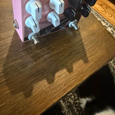 Boutique Dual Stage Overdrive Pedal Pink 2010s - Pink image 2