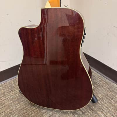 Fender Kingman Acoustic Electric Bass Sunburst w/ HSC B image 5