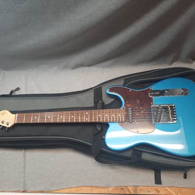 G&L USA  Fullerton Deluxe ASAT Classic  Lake Placid Blue Metallic image 9