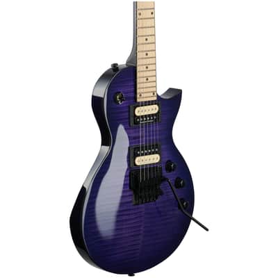 Kramer Assault Plus Electric Guitar, Transparent Purple Burst image 3