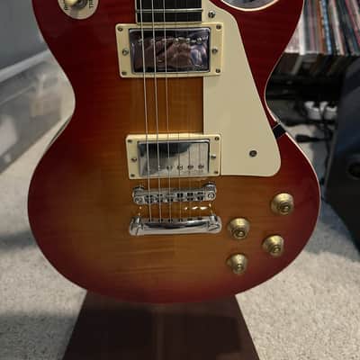 Used 2019 Vintage V100CS Cherry Burst Trev Wilkenson PU's image 2