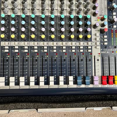 Soundcraft MFXi 8-Channel Mixer with Lexicon Effects 2010s - Blue image 2