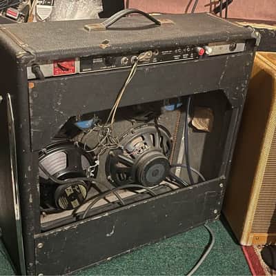 Fender Super Reverb 2-Channel 40-Watt 4x10" Guitar Combo 1963 - 1967 - Black Panel image 10
