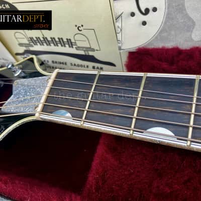 ♚AMAZING♚RARE♚ 2012 GRETSCH G-6136 SILVER FALCON ♚ Real Mother Pearl ! ♚ FULL 2.75" Depth! image 4