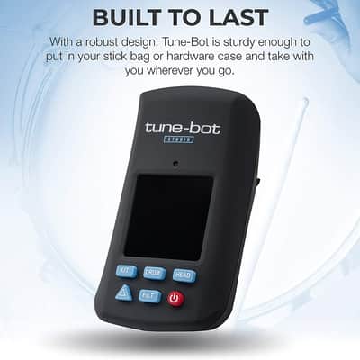Tune-Bot Studio TBS-001 Digital Drum Tuner - Clip-On Tuner for Acoustic Drum Kits image 7