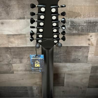 Ovation 1598-MEIII Adamas Melissa Etheridge Signature Mid Cutaway 12 String RH Acoustic Electric Guitar - Black (1598-MEIII) image 7