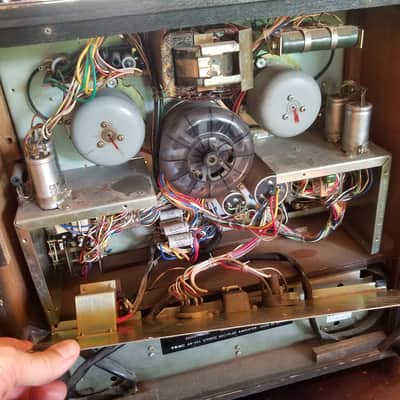 Teac A-4010S 4-head R2R Auto-Reverse 2-track 1/4" 7" reel to reel recorder tape deck player 1970s A4010S - stained wood and stainless steel image 22