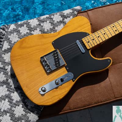Fender TL52-78US - '52 Telecaster Reissue - Vintage Natural - Premium Ash Body w US Vintage Reissue PU's - Pro Set Up w Perfect Frets/Action/Intonation! image 1
