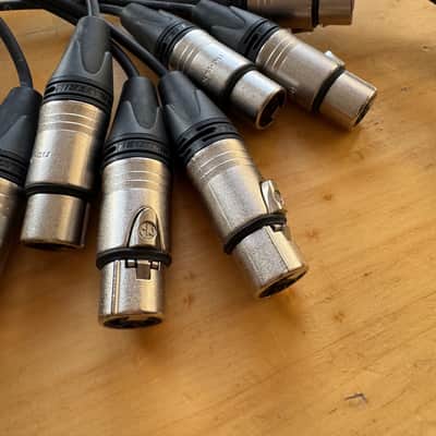 Pro Snake DB25 auf 8x XLR Female Breakout Kabel (Tascam DB25) - Black image 4