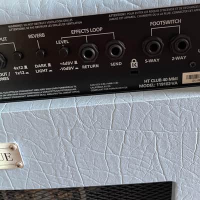 Blackstar Blackstar HT Club 40 MK II Black and Blue 2020s - Blue image 9