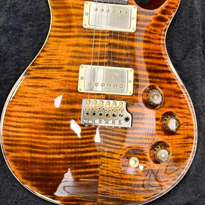 PRS Dave Grissom DGT 10 Top, Bird Inlays Electric, Yellow Tiger with Case - Pre Owned image 8