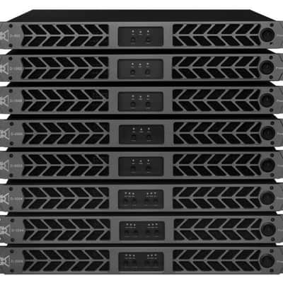 CVR D-2004 Series Professional Power Amplifier 1 Space 2000 Watts x4 at 8Ω BLACK image 3
