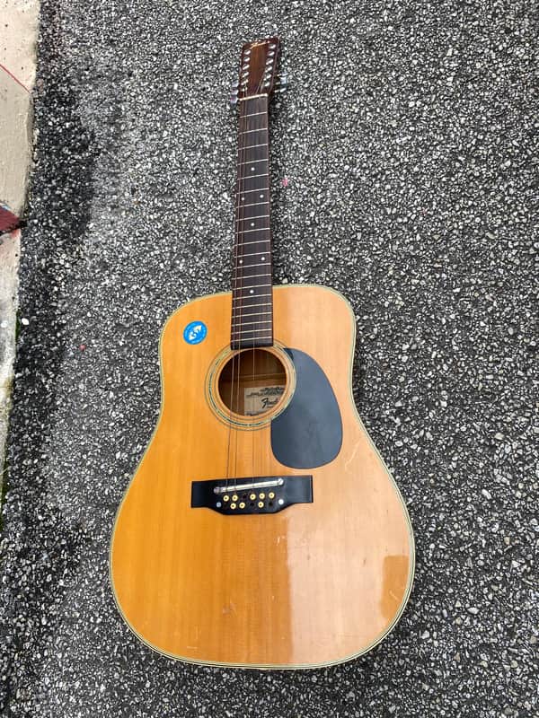 Fender F-55-12 1972 - 1978 - Natural string Acoustic Guitar image 1