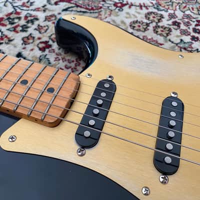 Fender Stratocaster 1987-1988 - Black, MIJ, ST-357, natural relic, many upgrades image 4
