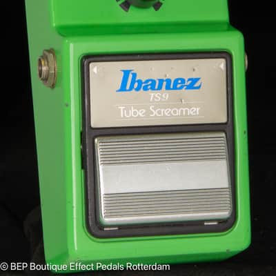 Ibanez TS-9 Tube Screamer Japan 90's re-issue s/n 204545 with JRC1458D op amp image 3