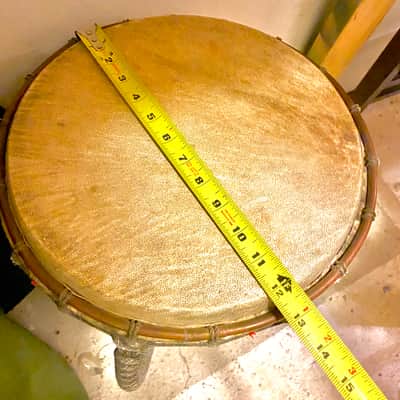 Handcrafted Djembe Early 1990s - Segmented Wood image 4