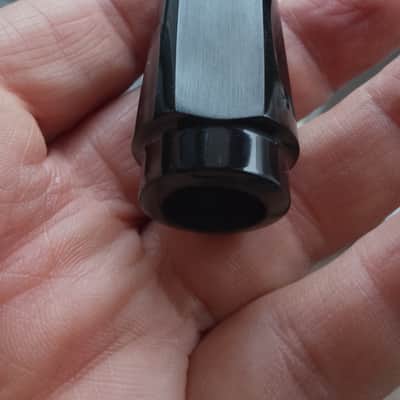 Zinner hard rubber vintage soprano saxophone mouthpiece. image 8