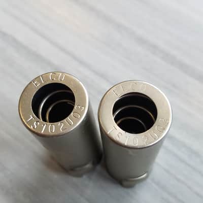 Elco Pair (2) Tube Shields 6AQ5 7-pin J-Slot TS102U03 J30-02 Vintage Vacuum 1950s-1960s image 4