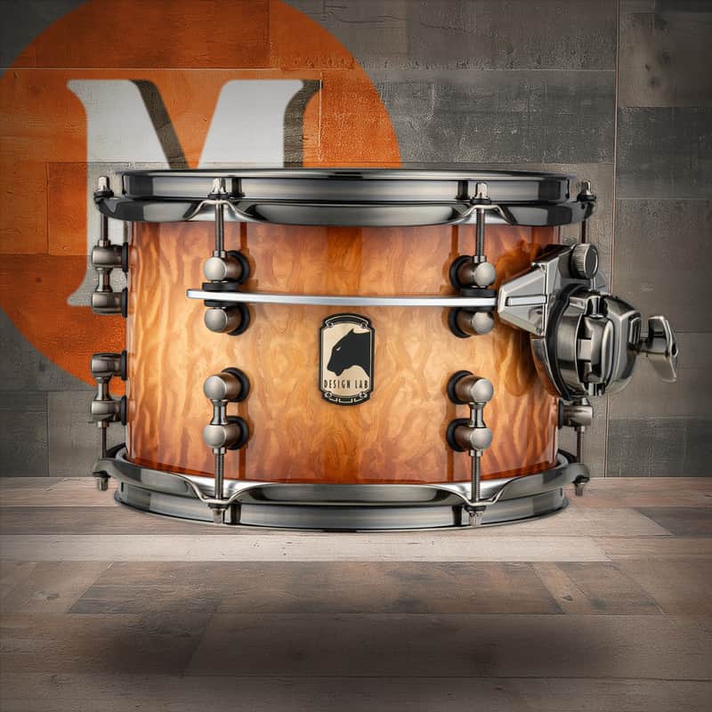 Mapex Black Panther Design Lab Versatus Tom 10X7 - Peach Burl Burst (BPDLNVT1007BPW) image 1