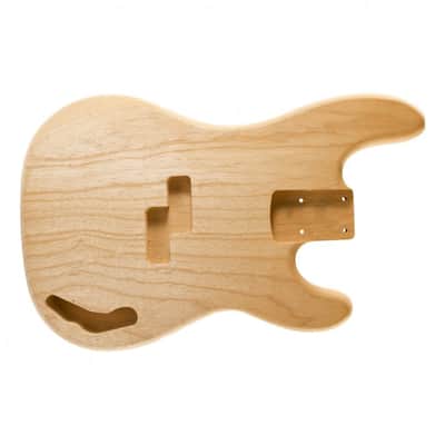WD PBU ASH Unfinished Replacement Ash Body For 4 String Fender Precision Bass - 4 lb 14 oz. image 2