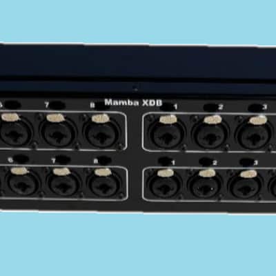 Mamba 32 XLR/TRS/TS Combo to 4 DB25 (Tascam Pin Out) Patch Bay 2RU image 1