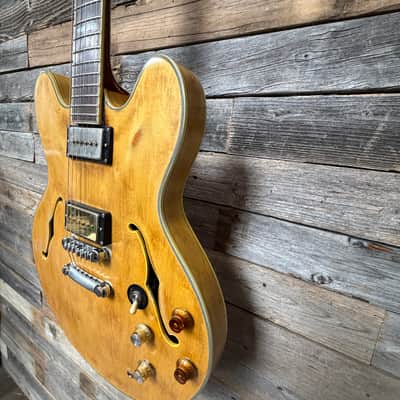 Epiphone Sheraton II 1995 Ebony (Stripped Natural) *Made in Korea* w/ Case image 3
