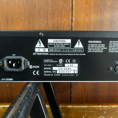 Roland JV-2080 64Voice Synthesizer Module new internal battery 100-240V image 6