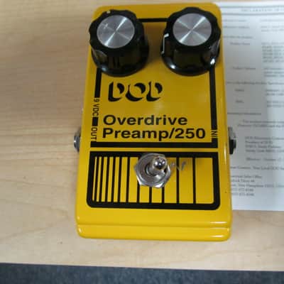 DOD Overdrive Preamp/250 Pedal with Box and Manual Modified *FREE SHIPPING!! image 4
