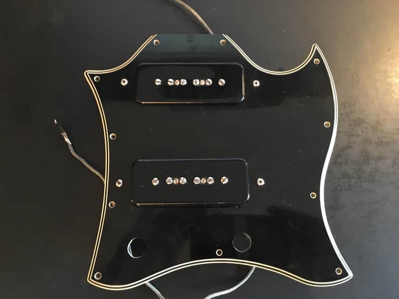 Gibson P-90 SG Special Vintage "69" Pickups Mounted on an SG Classic Guard image 1