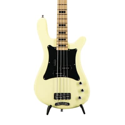 Warwick RockBass Artist Line Adam Clayton Signature Bass, Creme White High Polish, RBG55851XXXX image 4