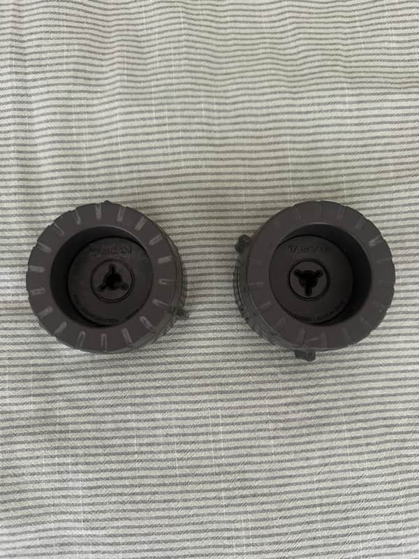 TASCAM TZ-613 NAB Hub Adapter Pair for 10.5" Tape Reels TEAC image 1